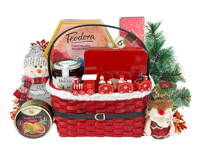 Christmas Gift Hamper - 2024 XMAS CN MAILABLE BASKET 1107C5 - XCB1107C5 Photo