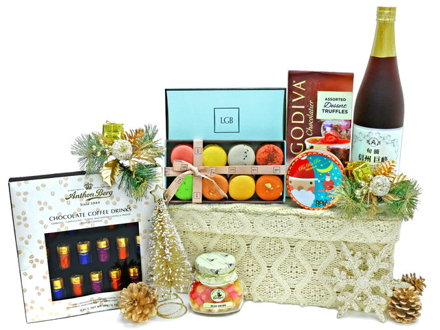 Christmas Gift Hamper - LGB Macaron Christmas Hamper M8 - L36669652 Photo