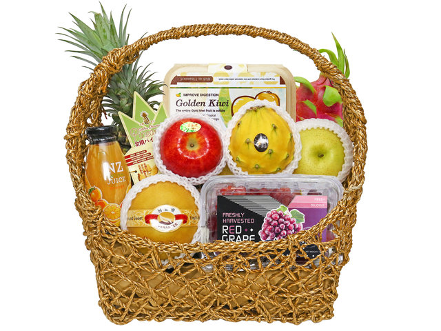 Fruit Basket - MAF Seasonal Fresh Fruit Gift Hamper VF22 - VE0530B5 Photo