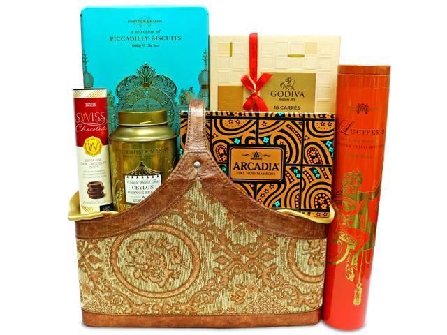 Wine n Food Hamper - Deepavali Deluxe Food Gift Hamper DW09 - L36669442 Photo