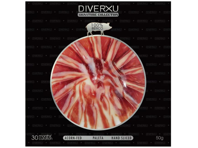 花店附加礼物 - Diverxu 西班牙腌制30月风干纯种黑毛猪火腿 50g - HR0427A5 Photo